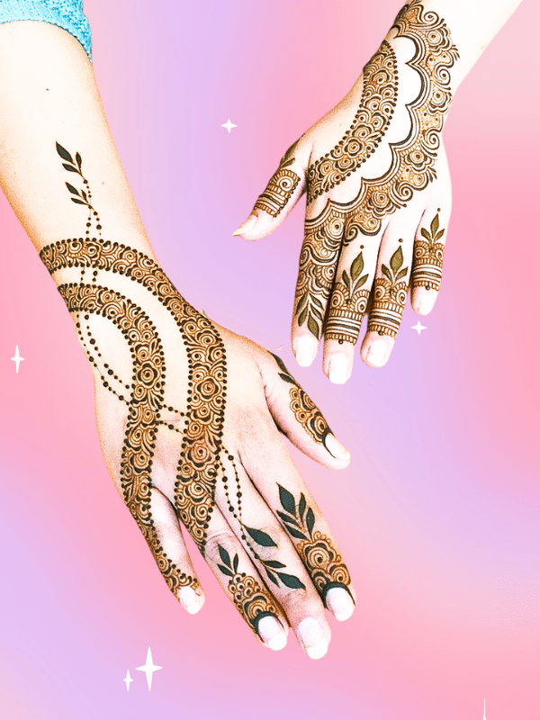 15 best and simple style of arabic mehndi design