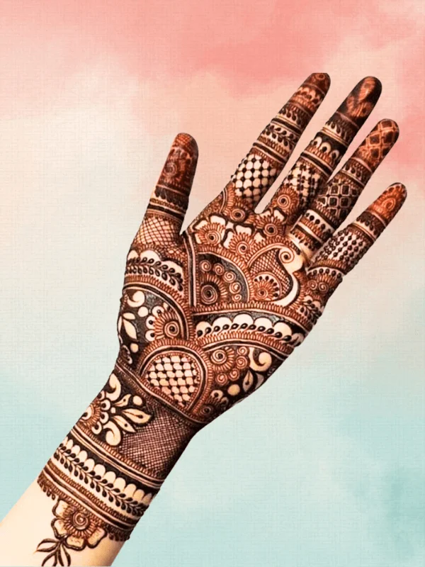 2023 Best front hand simple mehndi design to try