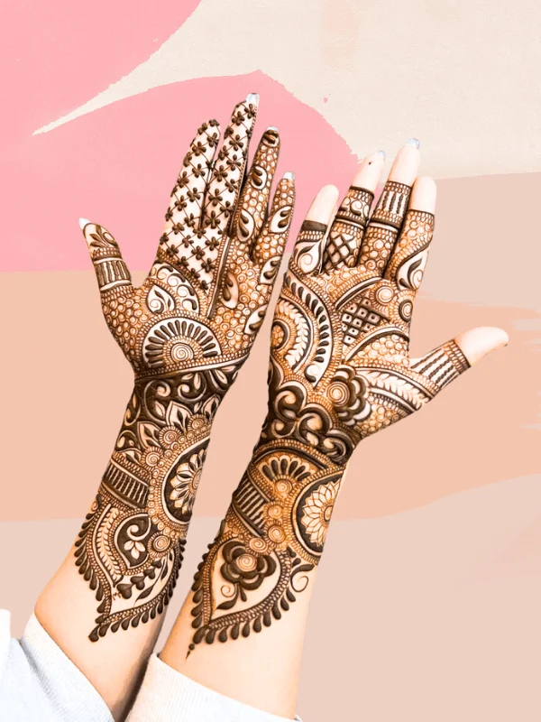 2023 front hand simple mehndi design trend Simple yet statement-making