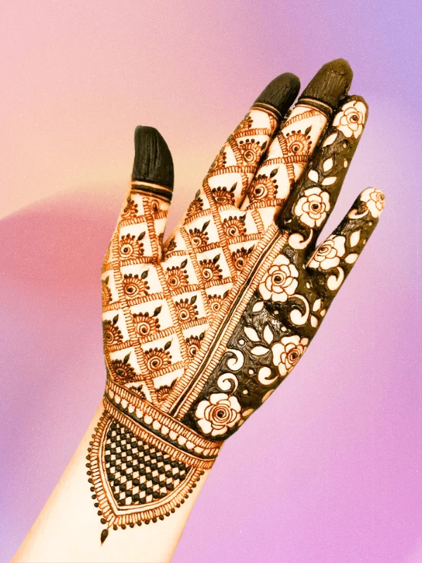 Timeless simple mehndi patterns for front hand celebrations